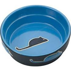 Pets Spot products cso6895 fresco cat dish, 5-inch, blue