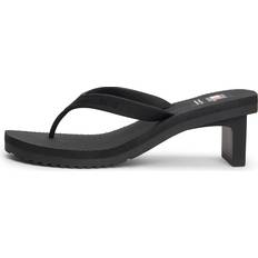 Tommy Hilfiger Block Heel Flip-Flops BLACK