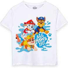 Paw Patrol Overdele Paw Patrol white short sleeved t-shirt unisex kids