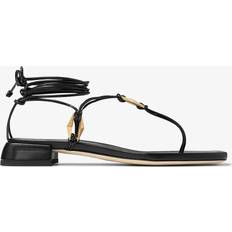 Jimmy Choo 40 Sandalen Jimmy Choo Onyxia Flat Black