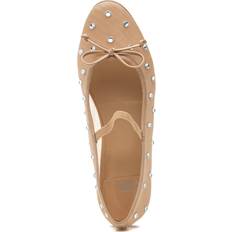 Jeffrey Campbell Low Shoes Jeffrey Campbell Releve Mary Jane Flat Natural Mesh Nude/Bone Medium" 7.5 Medium