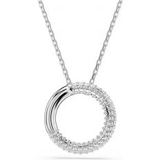 Metal Necklaces Swarovski Dextera Pavé Crystal Necklace - Silver
