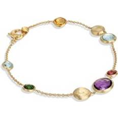 Jaipur 18ct Yellow Gold Mixed Stone Bracelet