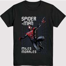 Marvel Children's Clothing Marvel Boys' Spider-Man: Miles Morales Short Sleeve Graphic T-Shirt Black