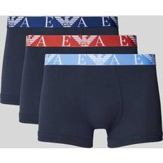 Emporio Armani Boxershorts mit elastischem Label-Bund im 3er-Pack