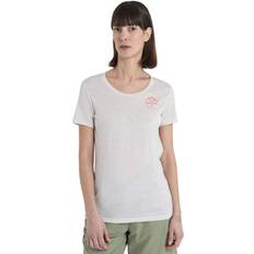 Lana merino Magliette Icebreaker Maglietta Tech Lite III Scoop Logo Reflections - Grigio