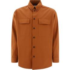 Off-White Shirts Off-White Embroidered Shirt Shirt - Marrone/Brown