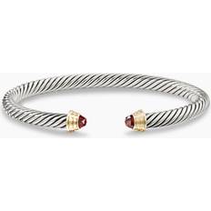 Children Bracelets David Yurman Cable Kids Bracelet in Sterling Silver with 14K Yellow Gold and Amethyst