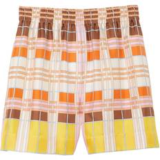 Burberry Women Shorts Burberry geometric-patterned silk shorts women Silk Pink