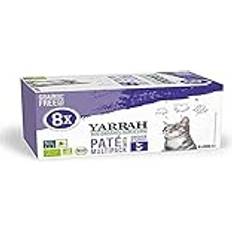 Yarrah Biologisk torrfoder katter, multipack paté 8