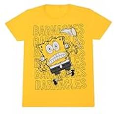 SpongeBob Barnacles unisex kortärmad t-shirt gul