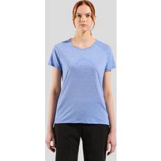 Lana Magliette Odlo technisches damen t shirt ride 365 performance wool hellblau