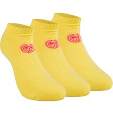 Leana No Show Tech Sports Socks 3 Pack Women - Yellow