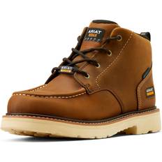 Waterproof work shoes Ariat Men's Rebar Lift Chukka Waterproof Work Boot, Distressed Brown, Wide