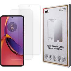 Saii Moto G84 3D Premium Härdat Glas Skärmskydd 9H 2 St