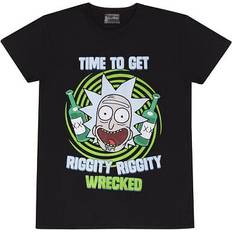 Anime T-shirt - Riggity Wrecked - Svart