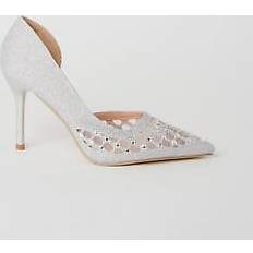 Coast stazie glitter mesh diamante high heeled shoes