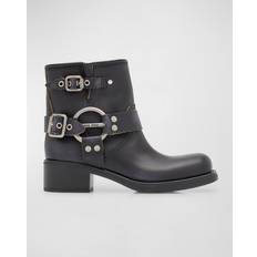 Miu Miu Black Boots Miu Miu Biker Boots Black 41 IT