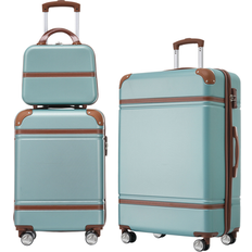 Suitcase Sets Bed Bath & Beyond Luggage Sets, Hardshell 20"+24"/20"+28" Luggages Case Spinner