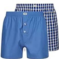 Wrangler Men Underwear Wrangler Herren Mens Boxers Retroshorts, Blau/Schwarz Blau Druck