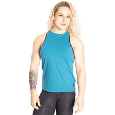 Better Bodies Herr Linnen Better Bodies Fluid High Tank Dark Turquoise