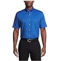 Van Heusen Men's Short Sleeve Oxford Dress Shirt Klassisches Hemd, English Blue, X-Groß