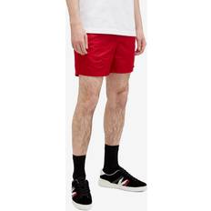 Moncler L Swimwear Moncler Men's Logo Swim Shorts Red