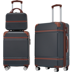 Suitcase Sets Bed Bath & Beyond Luggage Sets, Hardshell 20"+24"/20"+28" Luggages Case Spinner