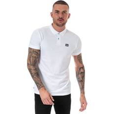 M Polo Shirts Weekend Offender Mens Barnum Polo Shirt in White Cotton