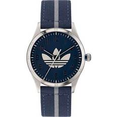Adidas Klockor adidas Blått Tyg Analogt Klocka Rostfritt Stål 42mm