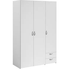 Rangement Vêtements Parisot 3 Door White Wardrobe 120x185cm