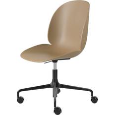 GUBI Office Chairs GUBI Beetle Meeting Chair Pebble Brown-Black Silla de oficina