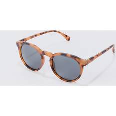 Round Tortoise Shell Retro In Brown