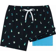 Men - Water Repellent Swimwear Chubbies Men's Lined Classic Swim Trunks The Tropical Bunches