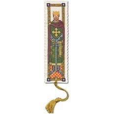 DIY Medieval king bookmark cross stitch kit textile heritage