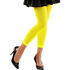 Femme - Taille unique Collants Widmann Leggings Néon Jaune - Adulte