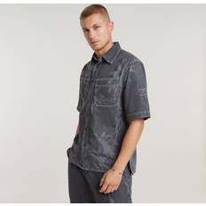 G-Star Herre Skjorter G-Star Slanted Double Pocket Regular Shirt Grey Men