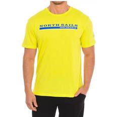 Mens Short sleeve t-shirt 9024040 man Yellow
