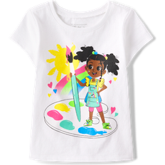 The Children's Place Toddler Paint Graphic T-shirt - White