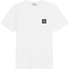 Stone Island Children's Clothing Stone Island Kids Logo Cotton T-shirt 10-12 Years Cream