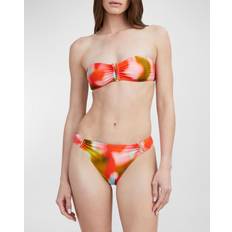 Orange Bikini Tops Solid & Striped The Tati Bikini Top BLUR PRINT X-Large