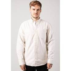 Carhartt WIP Shirts Carhartt WIP Logo Cornsilk/White Hemd Beige