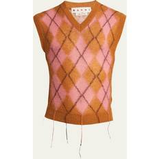 Pulls Marni Diamond-Shaped Vest Maglioni Multicolor Uomo