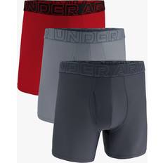 Under Armour Boxershorts Performance Tech Mesh 6 in 3 Pack - Grey
