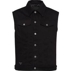 Prada Overtøj Prada Sleeveless Denim Jacket black