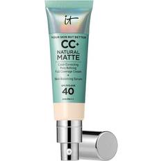 IT Cosmetics Foundations IT Cosmetics CC Natural Matte base de maquillaje en crema SPF40 #Fair ivory