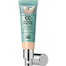 IT Cosmetics Foundations IT Cosmetics CC Natural Matte base de maquillaje en crema SPF40 #Fair