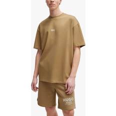 HUGO BOSS Beige T-shirts HUGO BOSS Regular Fit T-Shirt, Beige