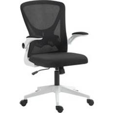 Rotatable Office Chairs Vinsetto Ergonomic Mesh with Flip-up Armrests Office Chair