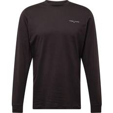 Camicie Tommy Jeans Linear Long Sleeve T-Shirt - Black